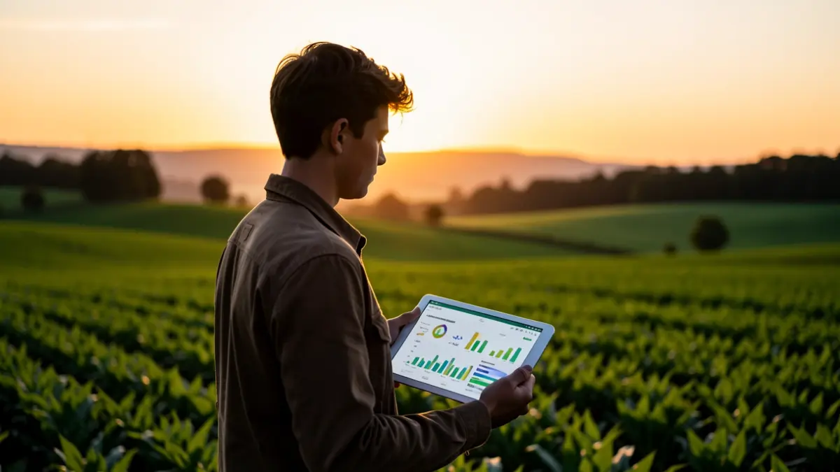 Generic image: holding a tablet.